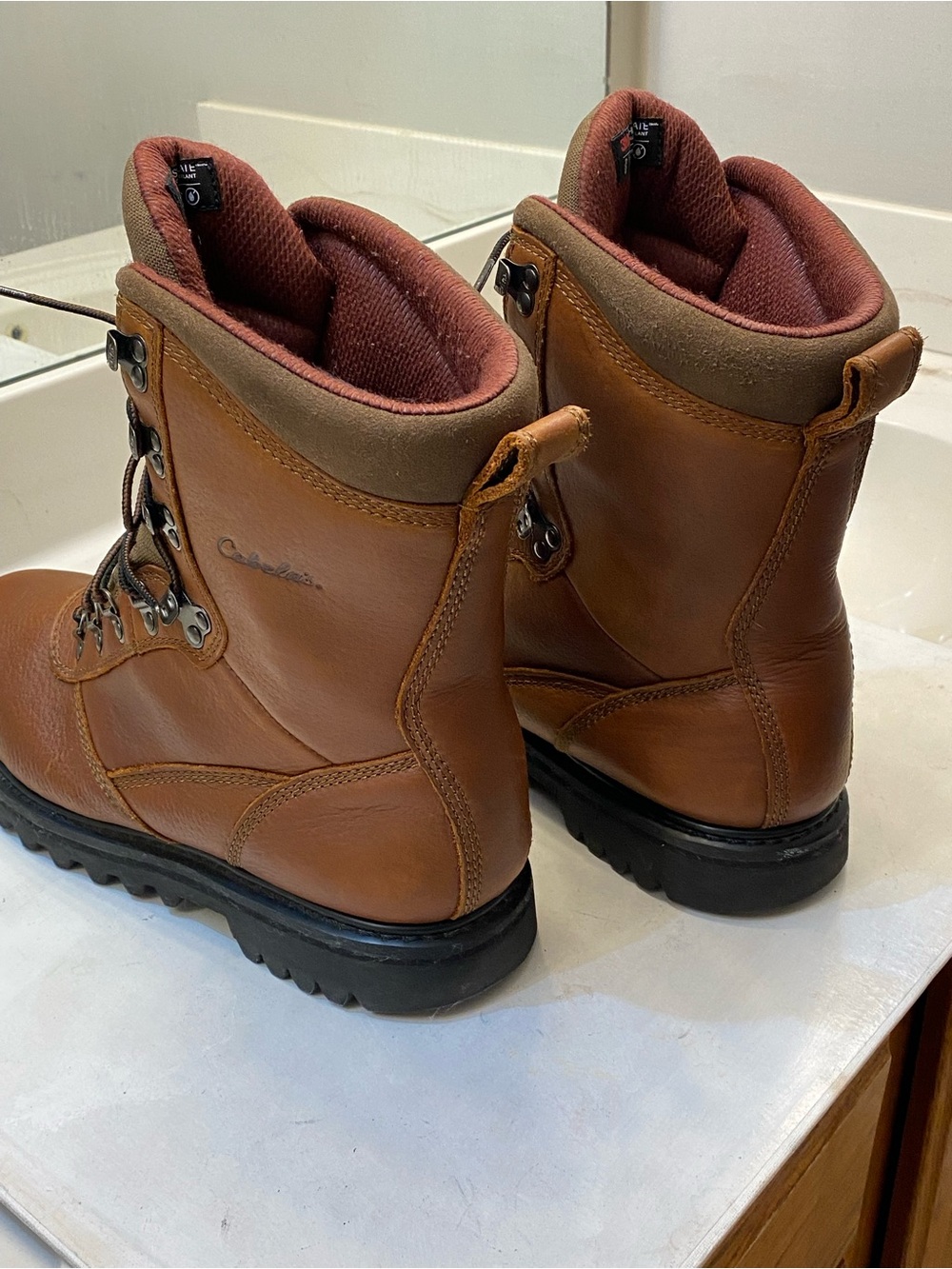 Cabelas Iron Ridge 800 GORE-TEX Men’s insulated boots Size 10.5 EE excellent - Picture 9 of 14